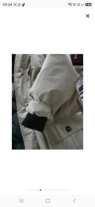 Parka Woolrich Talla L Beige Nueva