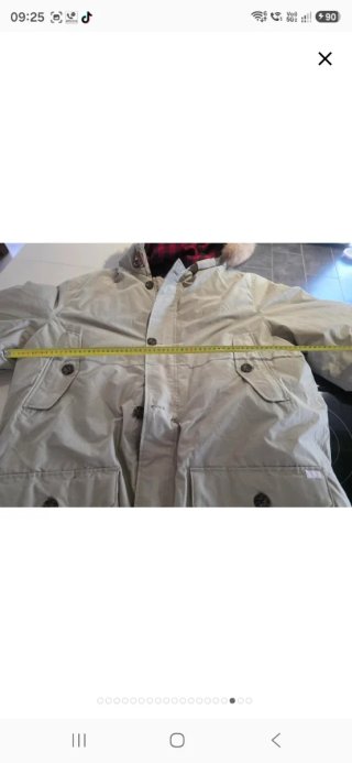 Parka Woolrich Talla L Beige Nueva