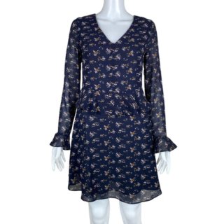 Vestido floral Brave Soul azul