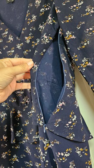 Vestido floral Brave Soul azul