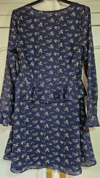 Vestido floral Brave Soul azul