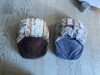Ciabattone scaldapiedi peluche