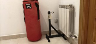 Saco de boxeo rojo