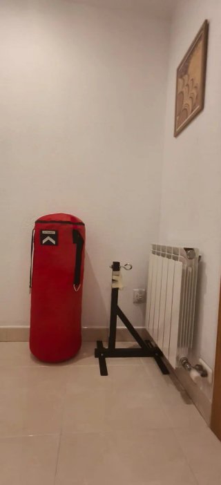 Saco de boxeo rojo