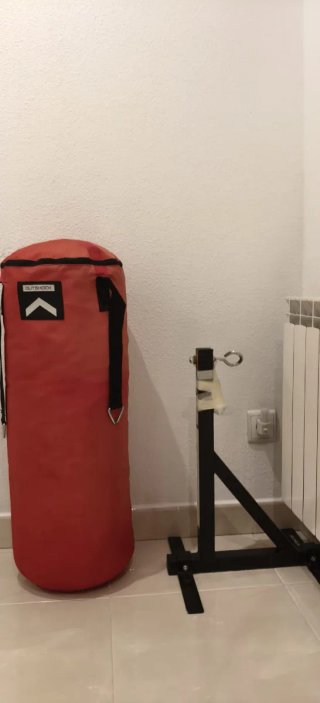 Saco de boxeo rojo