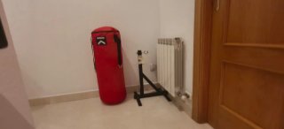 Saco de boxeo rojo
