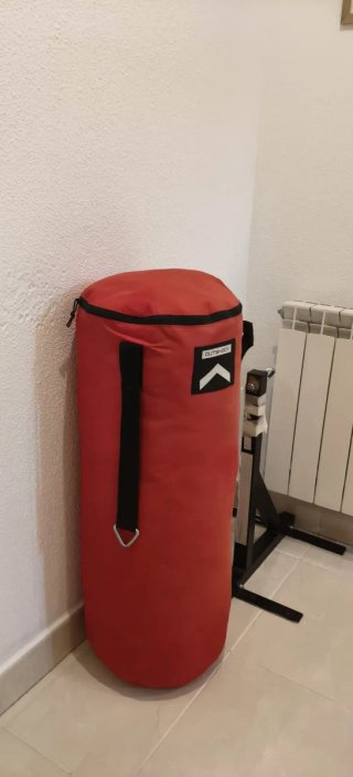 Saco de boxeo rojo