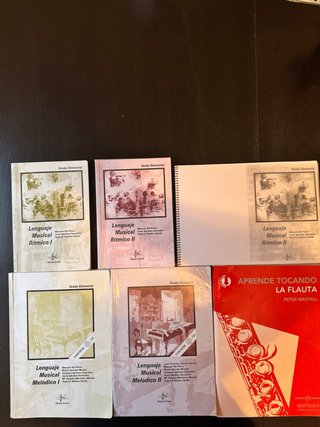 Libros Lenguaje Musical y Flauta