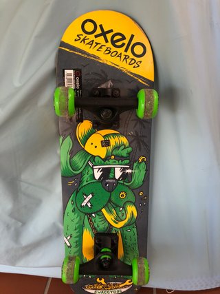 Skate Oxelo Perro Verde