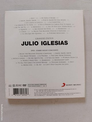 CD + DVD JULIO IGLESIAS - GRANDES EXITOS