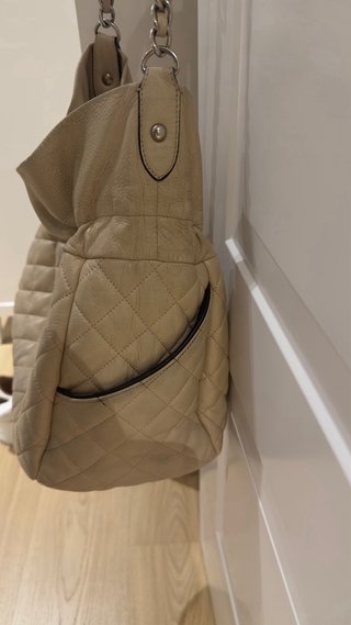 Bolso Bimba y Lola Beige Piel Acolchado