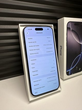 iPhone 16 Pro Max 256GB Space Gray