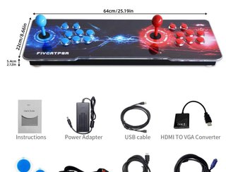 Máquina Arcade FIYCATPSA DX2 PANDORAS RETRO