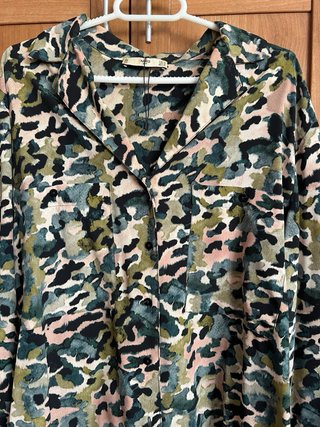 Camisa Mango Estampada