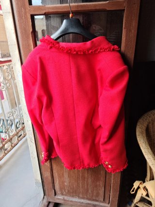 Traje Chaqueta Guiomar Rojo Talla 44