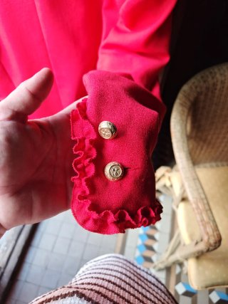 Traje Chaqueta Guiomar Rojo Talla 44