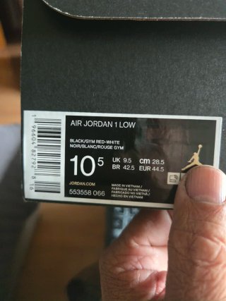 Sneakers Nike Air Jordan Nere e Rosse