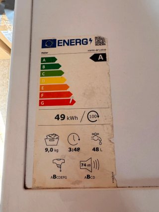 Lavadora Haier Inverter y  Nevera OK