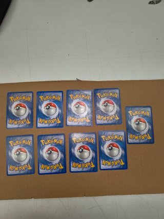 Lotto 9 Carte Pokemon Vintage Holo