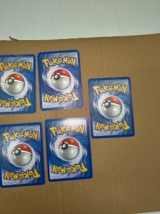 Lotto 9 Carte Pokemon Vintage Holo