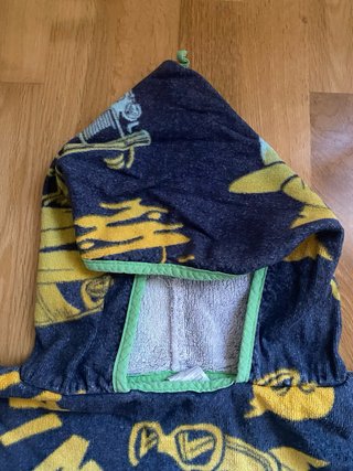 Poncho surf niño azul