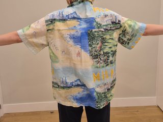 Camisa hawaiana Bershka Miami XS (corte oversize)