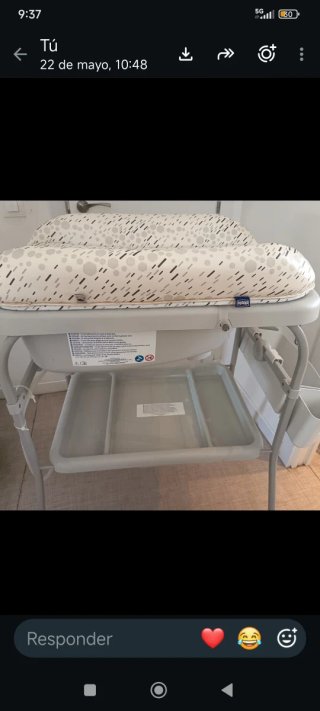Cambiador Chicco para bebé