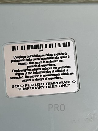 Adaptador Industrial Cetac-schuko WOLFPACK LINEA PROFESIONAL