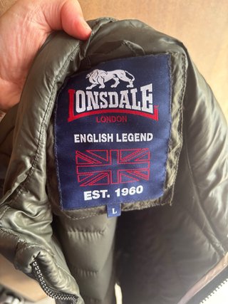 Piumino uomo Lonsdale verde oliva