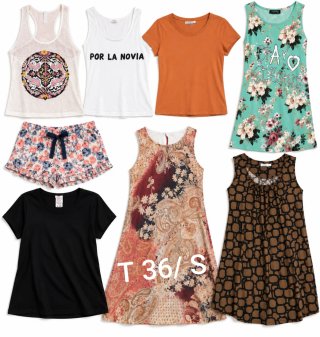 Lote 8 prendas T36