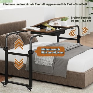 Mesa ajustable VEDECASA para cama