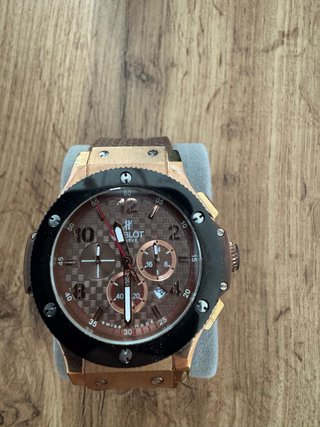 Reloj Hublot Cronógrafo Oro Negro