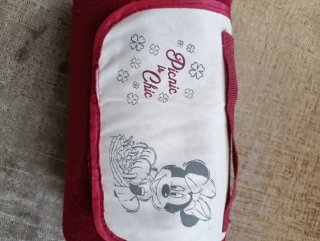 Manta de viaje infantil Minnie Mouse