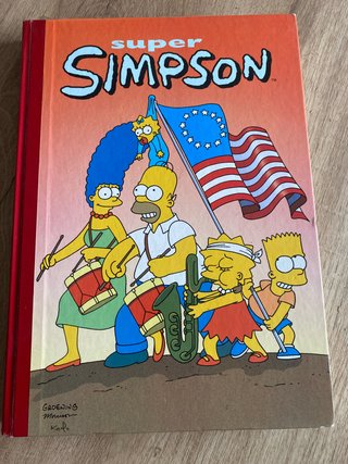 Comic tapa dura los simpson en perfecto estado