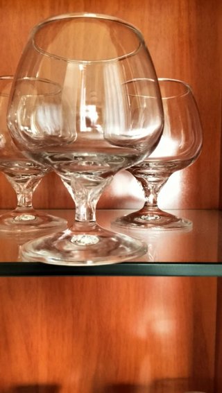 Copas de cristal para brandy