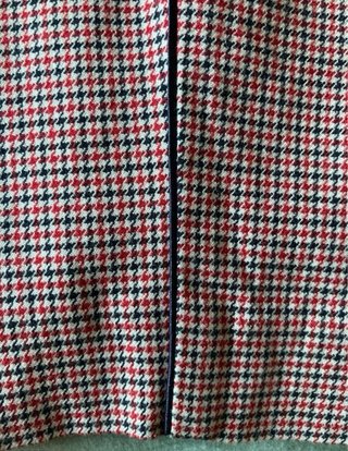 Pantalón de cuadros rojo y azul de Massimo Dutti