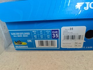 Zapatillas Joma multitacos niño negro/dorado