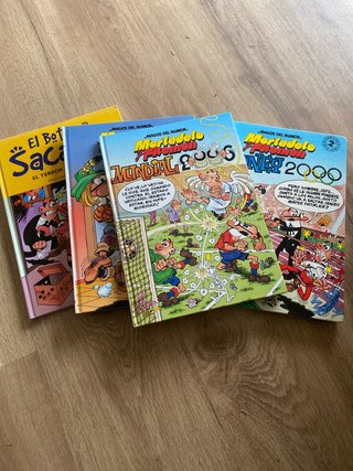 4 comics mortadelo y filemon