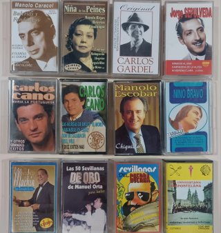 Lote 12 Casetes Música Española (Copla, Flamenco)