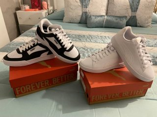 Zapatillas Puma Negras y Blancas