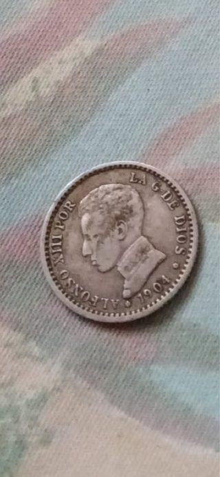 Moneda Alfonso XIII 1904
