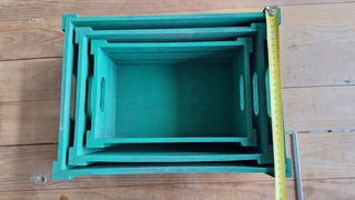 Lote 3 Cajas Madera Decoración Atrezzo