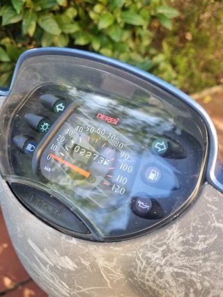 Scooter Derbi Hunter Azul/Gris