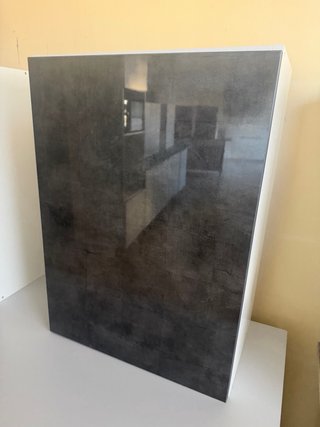 Cocina moderna gris y plateada