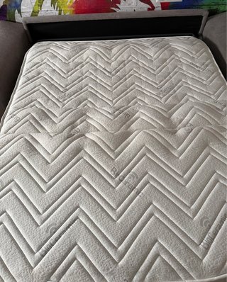 Sofá Cama Italiano Gris Tela