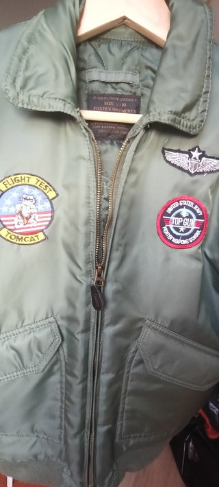 Chaqueta Bomber Niño Estilo Top Gun