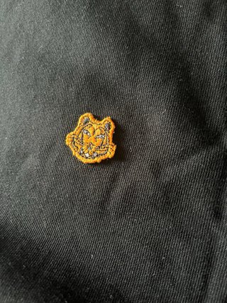 Vestido Camisero Kenzo Tiger Crest XL Negro