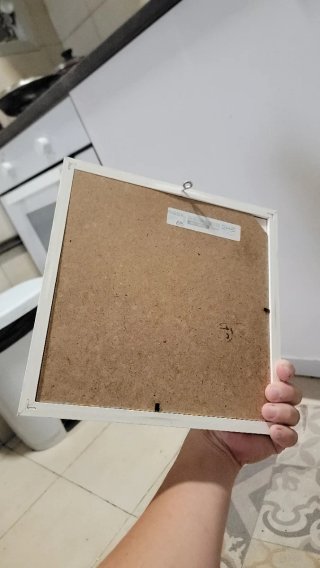 Marco caja IKEA RIBBA blanco descatalogado 25,5cm