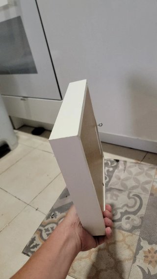 Marco caja IKEA RIBBA blanco descatalogado 25,5cm