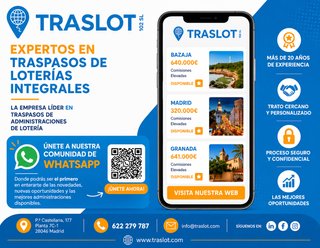 ADMINISTRACIÓN DE LOTERÍA INTEGRAL EN TRASPASO